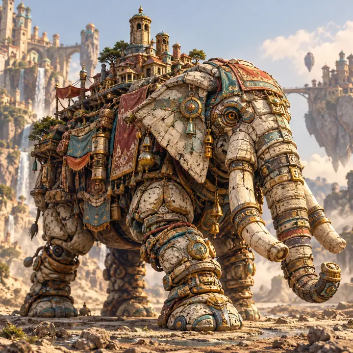 Detailed creature 3D model direction